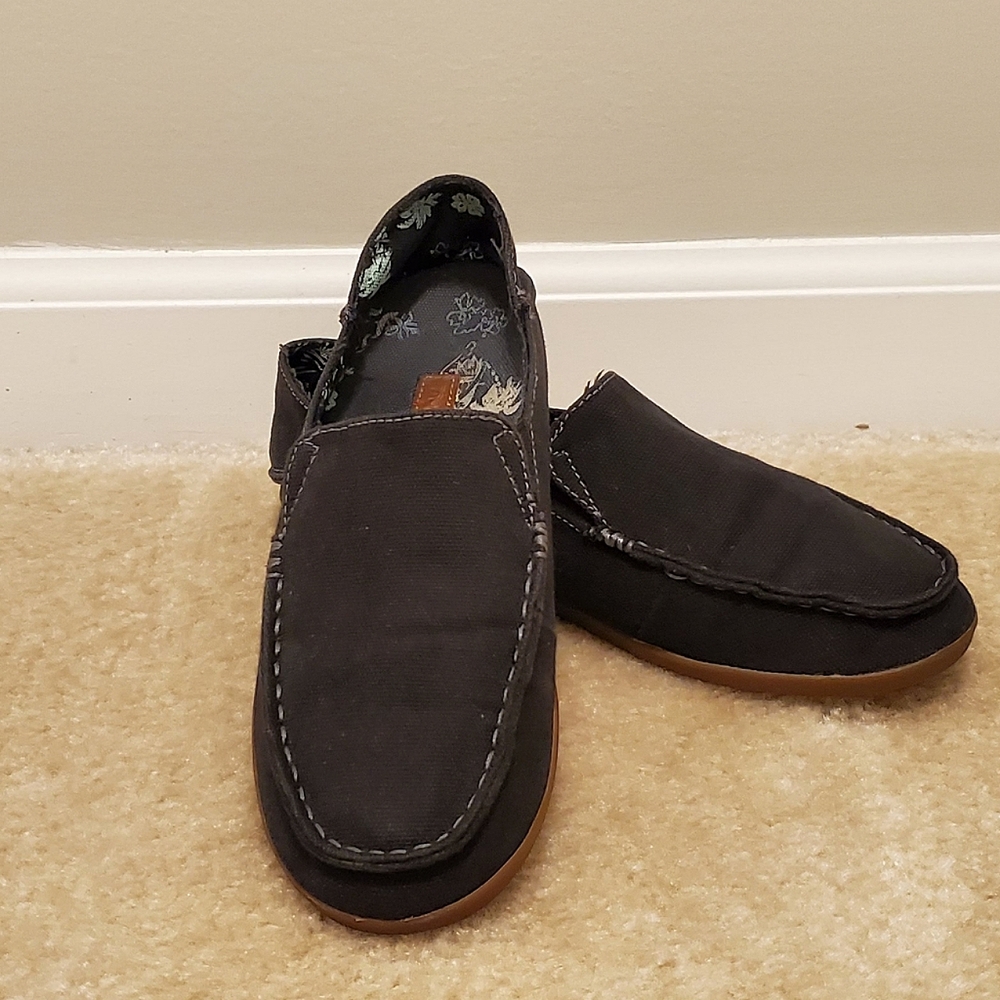 OluKai Nohea Canvas Slip On / Pull On Loafer